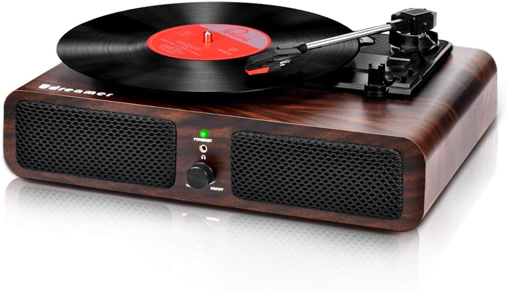 Record Player Bluetooth Turntable for Vinyl Records with