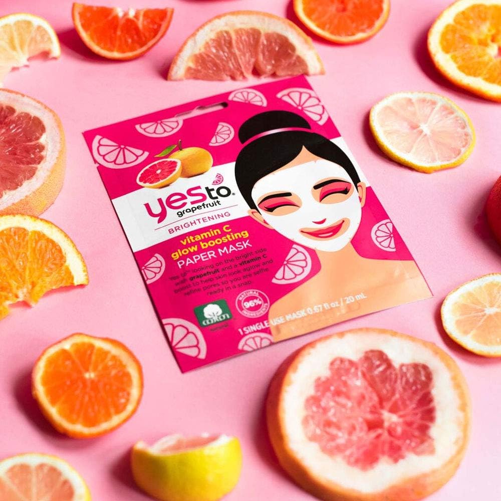 Yes To Grapefruit Vitamin C Boosting Sheet Mask, 20 ml (Pack of 1) - Image 5