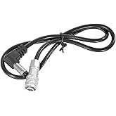 SMALLRIG DC5521 to LEMO 2-Pin Charging Cable for BMPCC 4K & 6K Camera, Cable for Blackmagic Design Camera, Designed 3168-2920