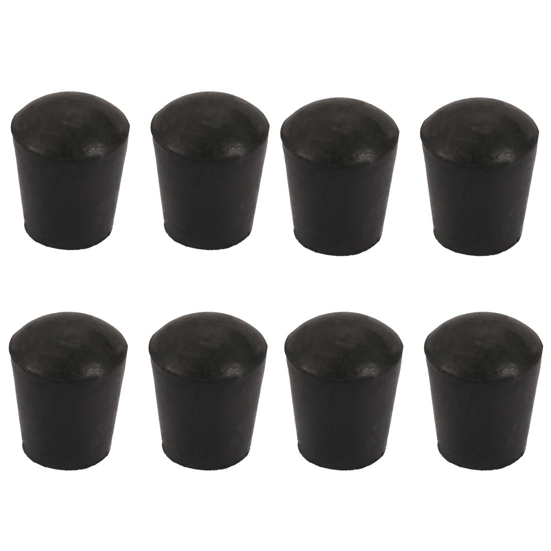 sourcingmap 8Pcs Furniture Table Chair Round Rubber Leg Tip Cap 16mm Inner Diameter