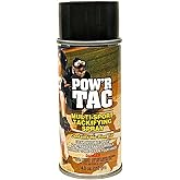 Pow'r Tac Bat Grip Spray, Clean, Invisible Pine Tar Spray Alternative | Multi-Sport Grip Enhancer, Clean Non-Transferable Formula, Long Lasting Tack for Bats and Batting Gloves, 4oz Aerosol Spray