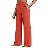 G4Free BareFeel High Stretch Yoga Pants Women Soft High Waisted Casual Wide Leg Pants with Pockets