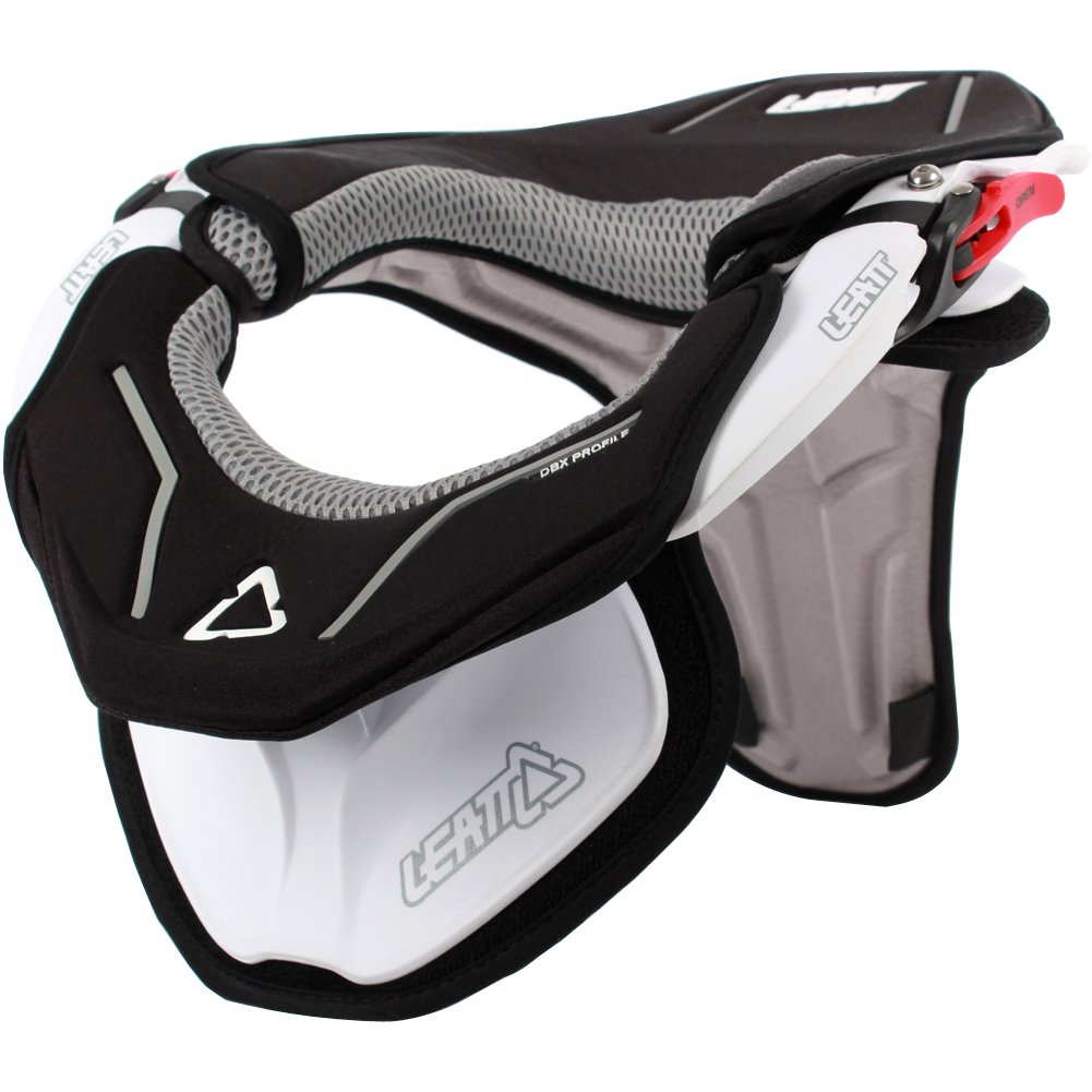 on sale Leatt DBX Ride 4 Adult Neck Brace BMX Racing BMX Body Armor White / Large/XLarge