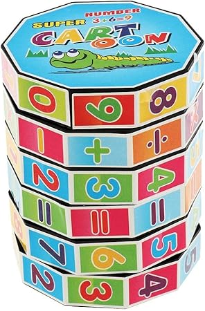 Salvus App SOLUTIONS Kids Mathematics Number Magic Cube Toy Twist Puzzle Brain Gaming
