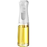 Oil Sprayer for Cooking- 200ml Glass Olive Oil Sprayer Mister, Olive Oil Spray Bottle, Kitchen Gadgets Accessories for Air Fr