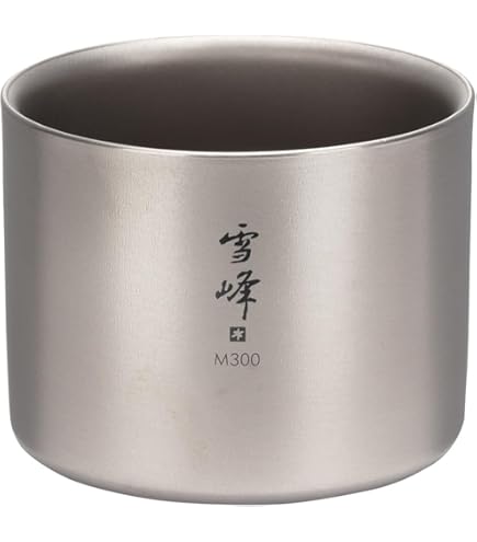 Amazon.com: Snow Peak Double Wall Titanium Stacking Mug M200