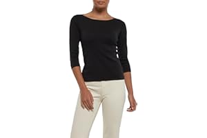 Three Dots Women's 3/4 Sleeve Top