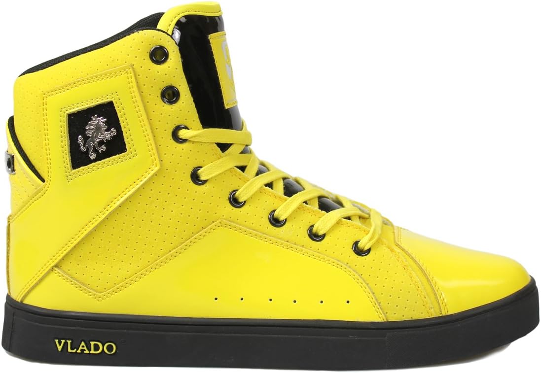 Vlado Footwear IG-1200-2011-10 Mens Gladiator Shoes - Yellow, Size 10