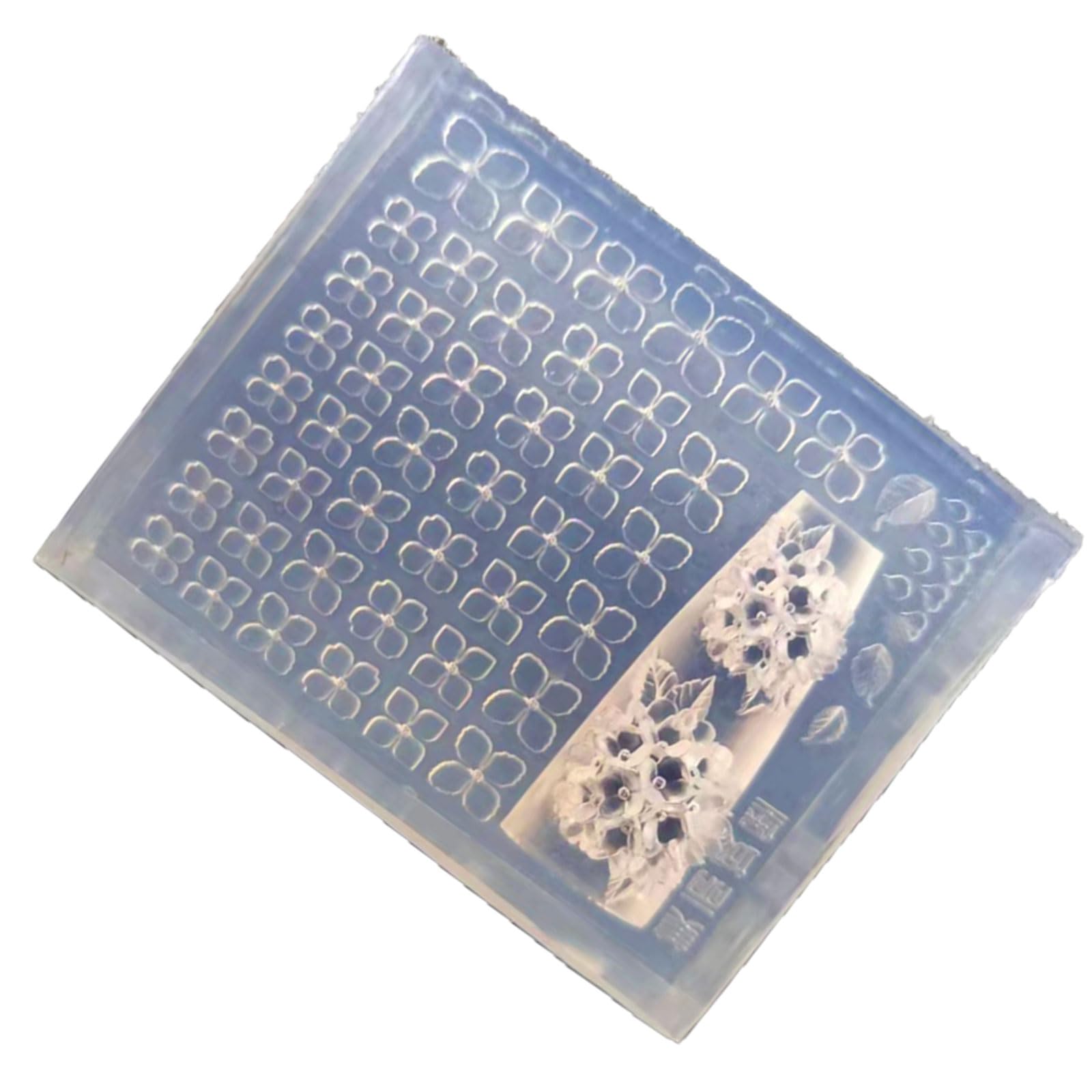 LUCKGONI 3D Nail Art Mold with Flower Patterns Template Carving Sticker Stencil Tools Creative Stunning Nail Decorations Moulds