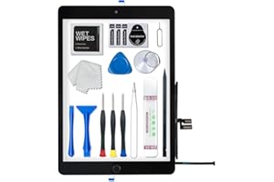 Pinsinholy for iPad 9 (9th Generation) A2602 A2603 A2604 A2605 Screen Replacement Digitizer Touch Glass for iPad 9th Gen 10.2 Inch (2021 Released), Full Repair Sets with Home Button