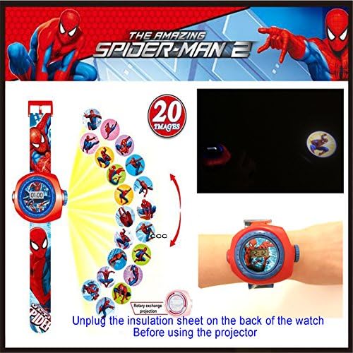 Spider Man Digital Projection Watch 20 Different Images …
