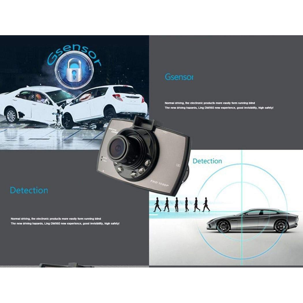 Mositto G30 1080P Car Dash Camera Car DVR 150 Degree Wide Angle Driving Recorder in-Visor Video