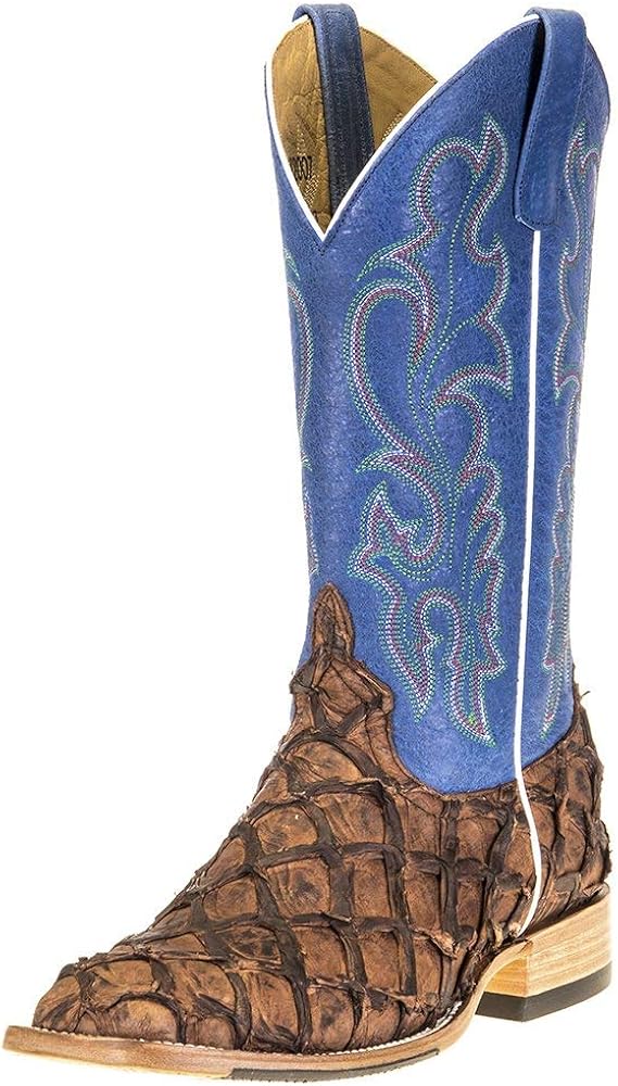 blue pirarucu boots