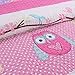 Cozy Line Pink Owl 2 Pcs Quilt Set for Kids/Girls Bedding (Owl, Twin - 2 Piece) (Owl, Twin - 2 Piece)