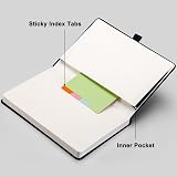 RETTACY A5 Lined Hardcover Notebook 2-Pack 376 Pages 100gsm view 7