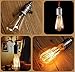 Kiven Vintage Edison Bulb Tungsten Wire - 110 Volts - Dimmable - 230 Lumens -2200K Warm Temperature Antique Light Bulb (60w)