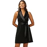 Adrianna Papell Womens Crepe Tuxedo DressDress