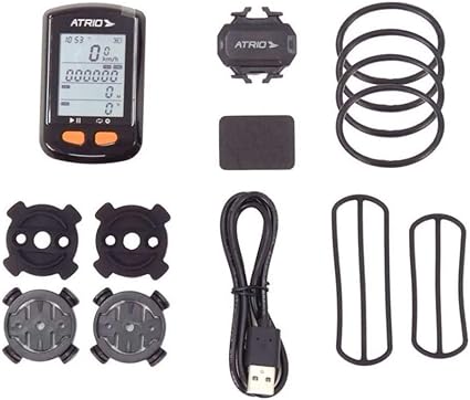 GPS Atrio Steel para Ciclismo Resistente à Água Recarregável Preto - BI132