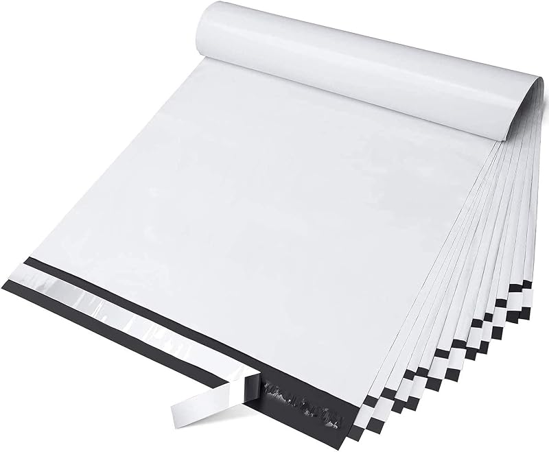 Switory White Poly Mailers 100pc 14.5x19 in Waterproof Shipping Bags