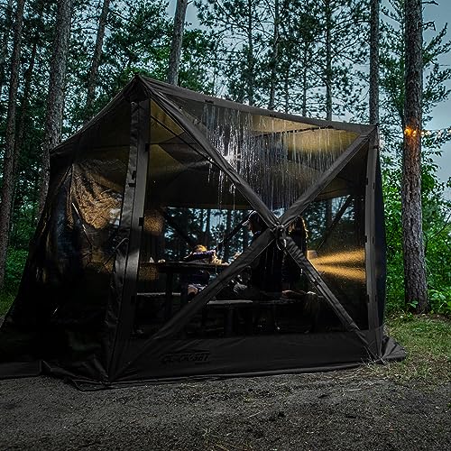 CLAM Pavilion 12.5 Ft Pop Up Screen Tent | 8-Person Gray Gazebo Shelter for Bug-Free Outdoor Gatherings image 25