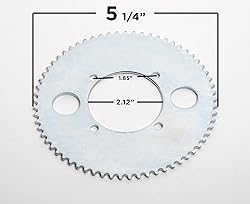65T Teeth Chain Wheel Sprocket for 25# with