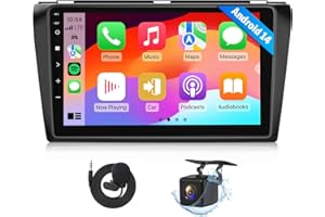 Eonon Real Android 14 Radio Compatible with Mazda 3 2004 2005 2006 2007 2008 2009, CarPlay/Android Auto, 3GB+32GB, 2004-2009 
