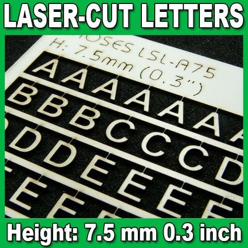 Proses LSL-A75 Laser-Cut Letters 7.5mm (1/3 inch)