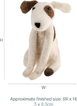 Trimits Needle Felting Craft Kit Dog 10 x 6 cm Brand New view 3