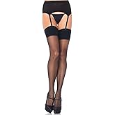 Sheer Stockings with Garter Belt