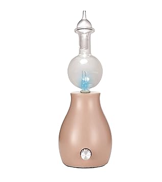 Amazon Com Nebulizer Diffuser Professional Grade Glass Premium Nebulizing Professional Machine Waterless Aromatherapy Diffuser For Essential Oil No Heat No Water No Plastic Brown Beauty