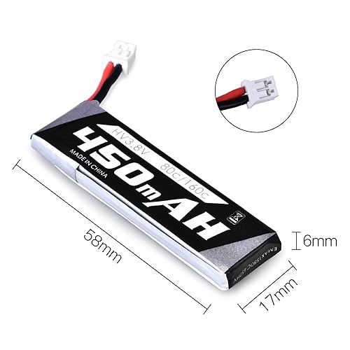 RunCam Emax Tinyhawk 2/3 Batteries 450mAh 1S OEM Lipo Battery
