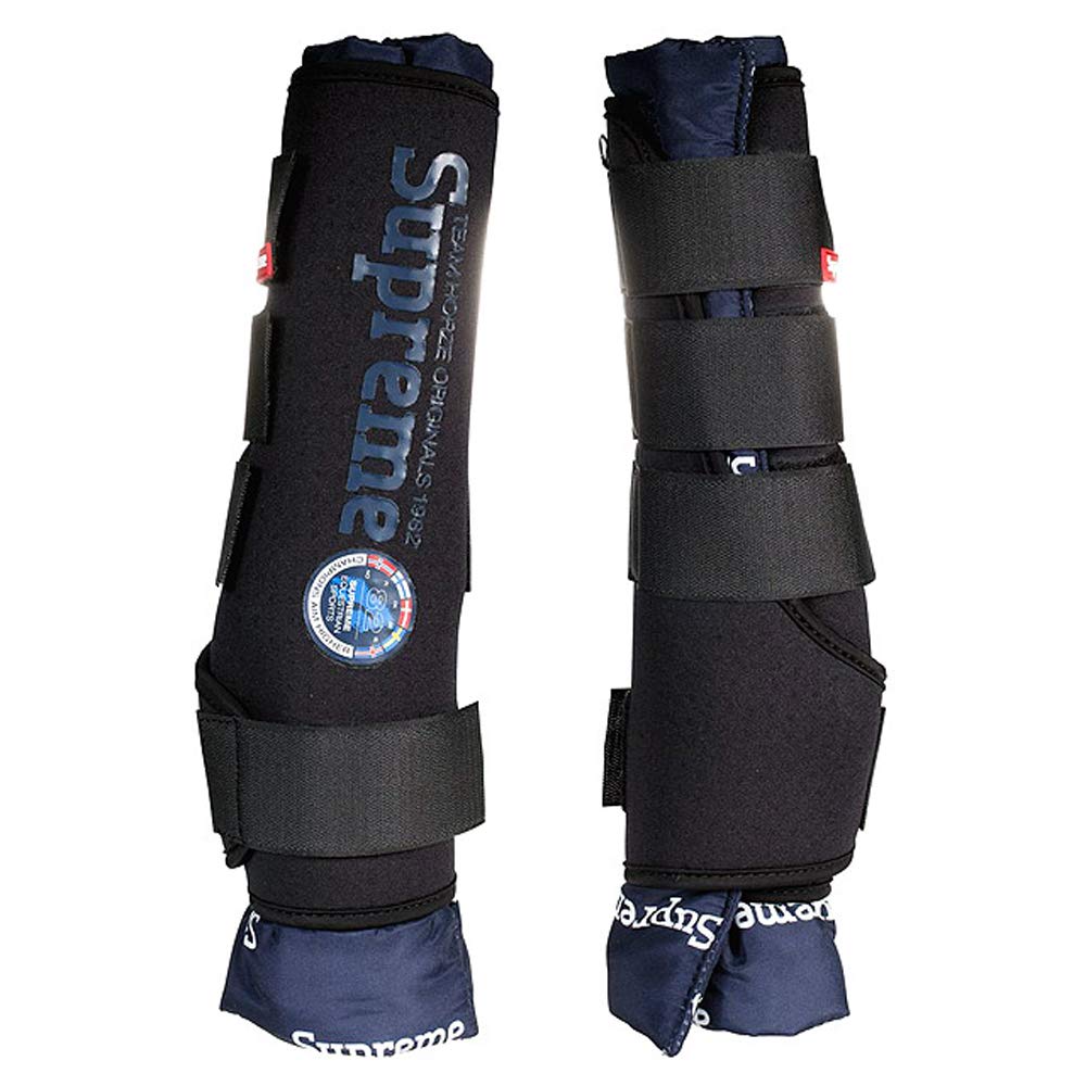 HORZE ProSoft Anterior Protective Gaiters - Protective Gaiters - Strips - Neoprene Shell - Shock Absorbing - Tired Leg Support - Pony Sizes COB Full - Pack of 2 - Lining