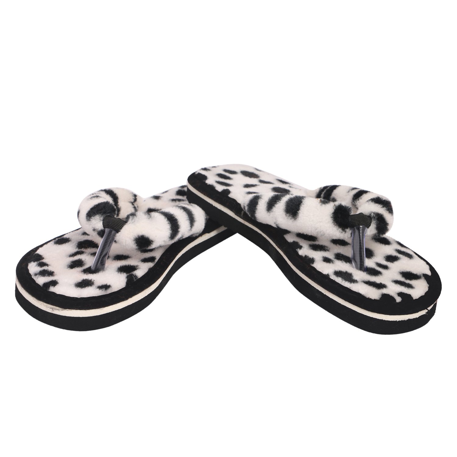 hd ladies fur cotton slipper with independent day, new year and winter special