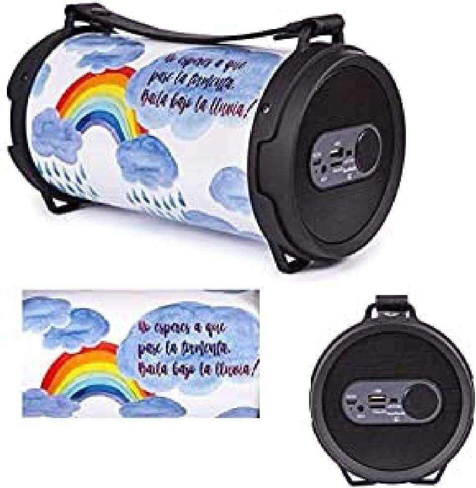 Kooltech 014491 Large Tube Speaker P W R /9 Rainbow, Talla única