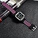 Lwsengme Fitbit Blaze Replacement Band,Silicone Watch Strap Adjustbable Wrist Band for Fitbit Blaze not Include Frame (Black/Pink-02)