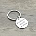She Believed She Could so She Did Stainless Steel Inspirational Pendant Keychain Key Ring