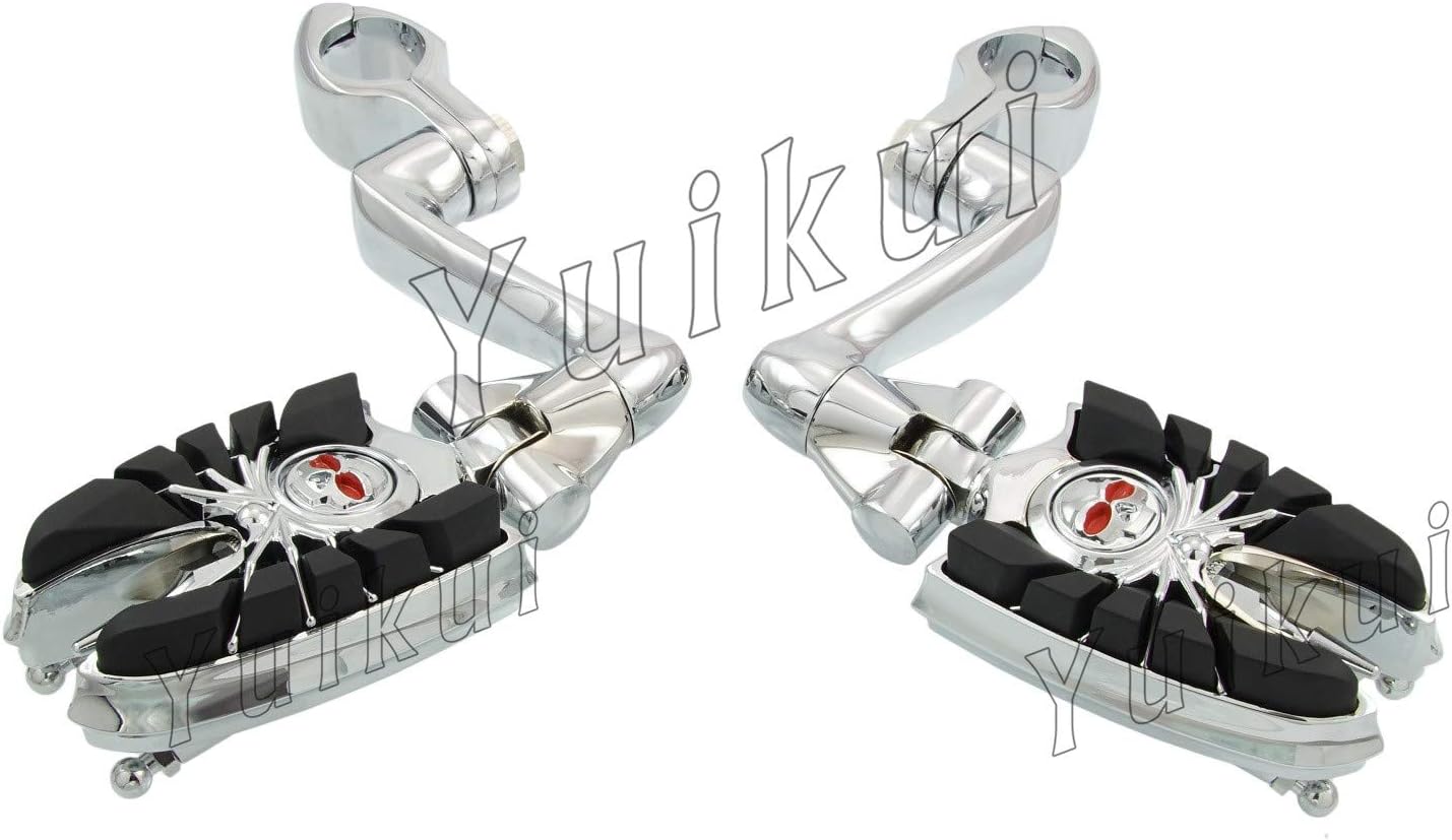 Universal Motorcycle Highway Pegs Crash Bar Foot Pegs With