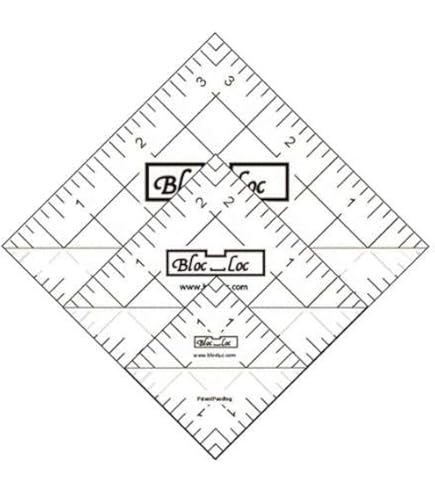 Amazon.com: Bloc Loc Half Square Triangle Multiple-Size Quilting