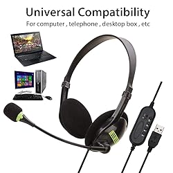 Headset with Mic Noise Cancelling & Audio