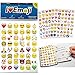 Emoji Jumbo Stickers | 960 Most Popular Emoticons | Larger in Size | Cool, Educational and Fun