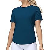 THE GYM PEOPLE Women's Workout Short Sleeve Breathable T-Shirts Athletic Yoga Tee Tops