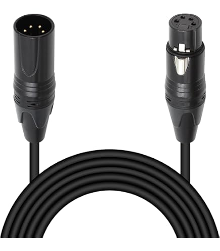 4-pin Male To Female 4Pin XLR4 Power Supply Cable For VL150 VL200 VL300 Led Dslr - View #4