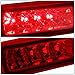 Auto Dynasty Red Housing LED 3rd Third High Mount Rear Brake Light Stop Lamp Compatible with Jeep Grand Cherokee WJ 99-04