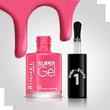 Rimmel Super Gel Cocktail Passion Nail Polish 12ml Gel-Like, Chip Resistant view 4