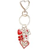 Prdingfy Bag Charm Purse Charms Keychain- Car Accessories keychians Gifts for Women Mothers Day Valentine Bag Accessory