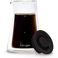 Fellow Stagg Double Wall Coffee Carafe - Vessel for Pour Over Manual Coffee Maker, Handblown Borosilicate Glass Decanter…
