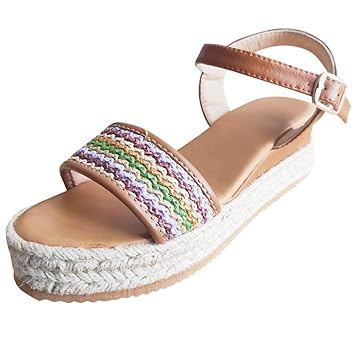 hemp wedge sandals