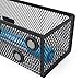 ARTEZA Metal Magnetic Basket Pencil Holder, Set of 2, Mesh Storage Baskets with Extra Strong Magnets - Marker and Pen Organizer, Holds Whiteboard and Locker Accessories Securely