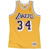 Mitchell & Ness Shaquille O'Neal Los Angeles Lakers NBA Throwback Gold Jersey