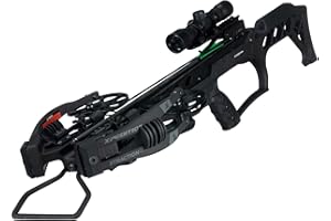 Xpedition Archery Xtraction 400X Crossbow, Lightweight Compact Compound Crossbow Package with Premium 4X32 Scope, 400 Feet Per Second